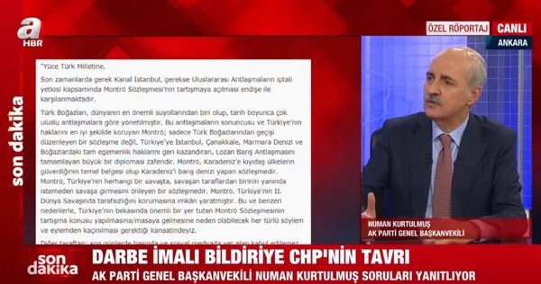 Son dakika: AK Parti Genel Başkanvekili Numan Kurtulmuş'tan darbe imalı bildiriye sert tepki - 2