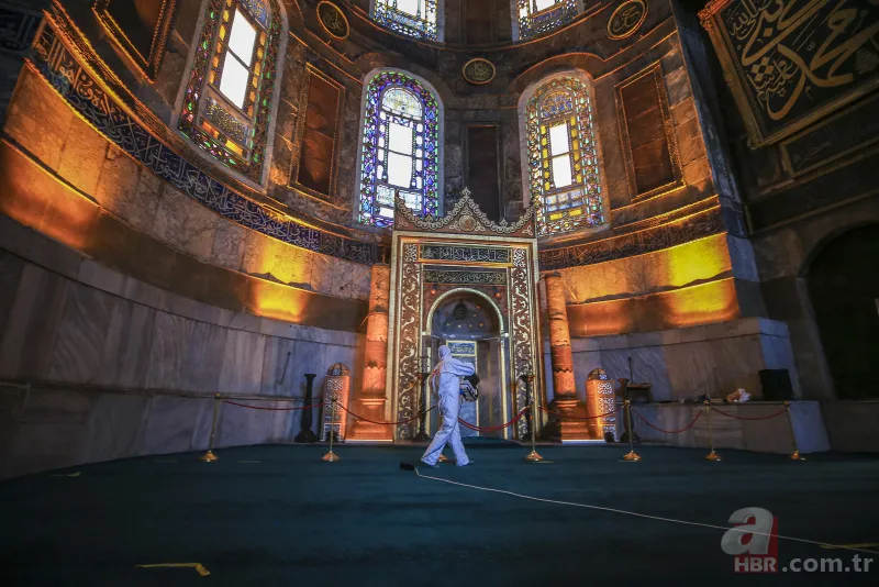 Ayasofya-i Kebir Cami-i Şerifi 86 yıl sonra ilk bayramına hazırlanıyor 6