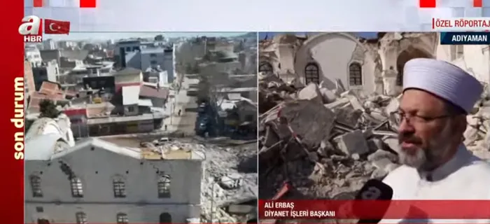 Diyanet İşleri Başkanı Prof. Dr. Ali Erbaş A Haber'de - 1