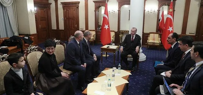 Başkan Erdoğan Ukrayna’da Ahıska ve Gagauz Türklerinin temsilcilerini kabul etti