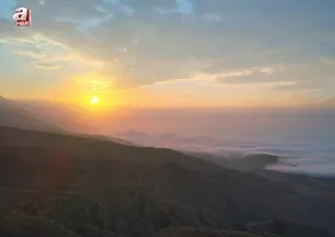 Erzincan’da doğanın muhteşem gösterisi