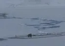 Eksi 15 dereceyi gördü! Kars Barajı dondu