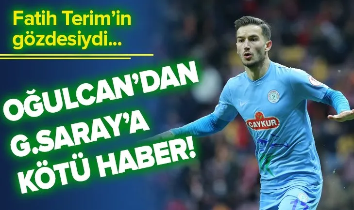 Galatasaray'ın gözdesi Oğulcan Çağlayan, Çaykur Rizespor'la sözleşmesini uzattı