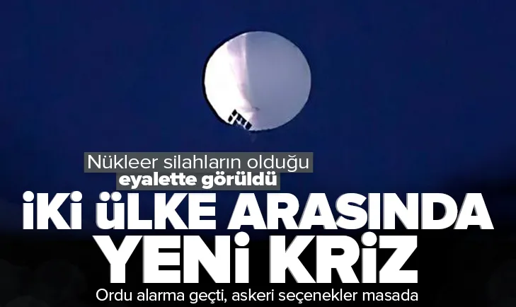 Nükleer silahların olduğu eyalette görüldü!