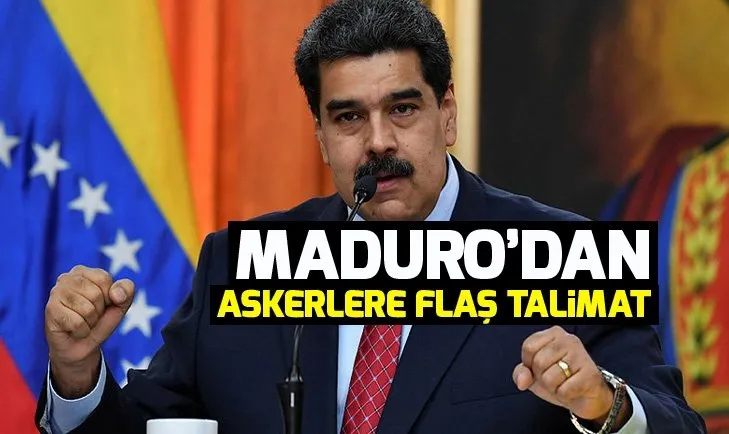 Madurodan askerlere flaş talimat