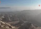 Kapadokya’ya sis çöktü