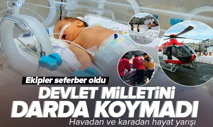 Devlet milletini darda koymadı! Ekipler seferber oldu