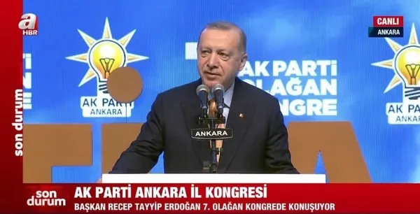 Son dakika: Başkan Erdoğan'dan Ankara 7. Olağan İl Kongresi'nde önemli açıklamalar - 2