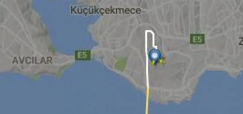 İstanbul'da havada tehlikeli yakınlaşma