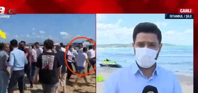 Son dakika: Şile’de A Haber ekibine saldırı! İBB’ye bağlı cankurtaranlar A Haber ekibini darp etti