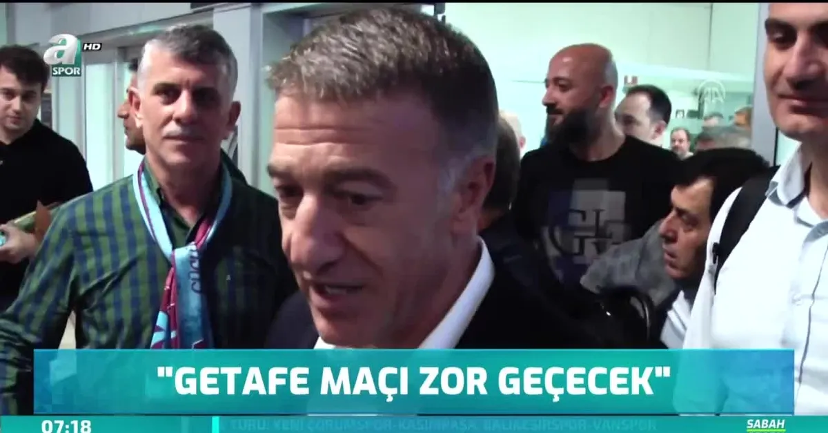 Ahmet Ağaoğlu'dan Getafe maçı açıklaması