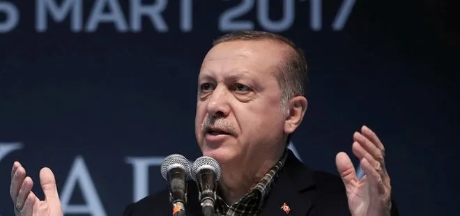 Cumhurbaşkanı Erdoğan: Dünyayı ayağa kaldırırım