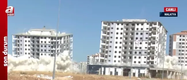 Ağır hasarlı binalar dinamitle yıkılıyor! Dinamitle yıkım nasıl gerçekleştiriliyor?