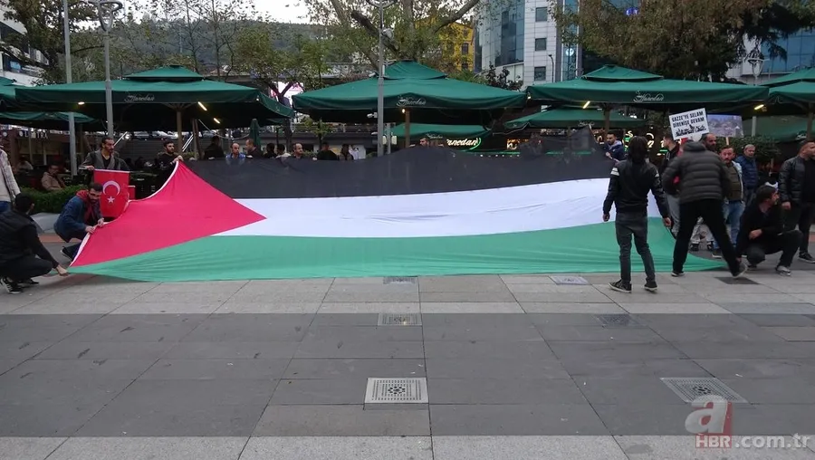 Zulme karşı tek yürek! Dört büyüklerin taraftar grupları Filistin için toplandı 23