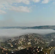 İstanbulda etkili olan sis kartpostallık görüntüler oluşturdu