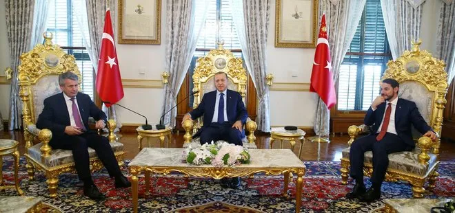 Cumhurbaşkanı Erdoğan, Shell Dünya Başkanı Beurden’ı kabul etti