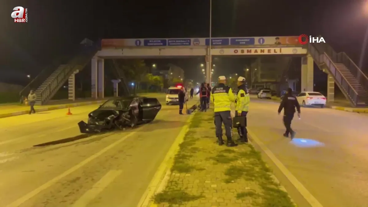 Osmaneli’nde trafik kazası: 1 yaralı