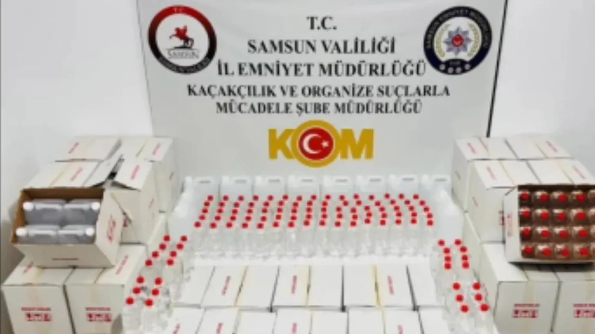 Samsun'da 2 ton etil alkol ele geçirildi