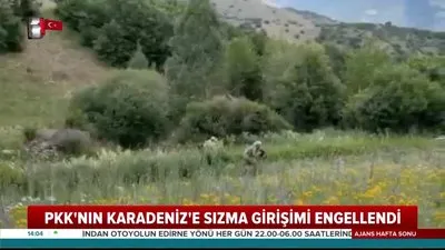 PKK’nın Karadeniz’e sızma girişimi engellendi