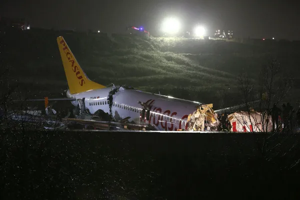 Sabiha Gökçen Havalimanı’nda pisten çıkan Pegasus uçağının kaza raporu tamamlandı