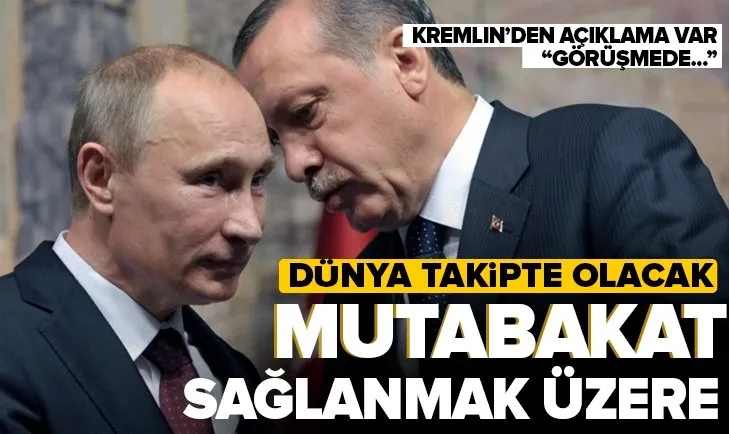 Başkan Recep Tayyip Erdoğan Vladimir Putin görüşmesi öncesi flaş açıklama! İdlib konusunda mutabakat sağlanmak üzere