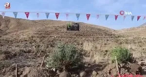 Erzurum’da 3 bin fidan toprakla buluştu