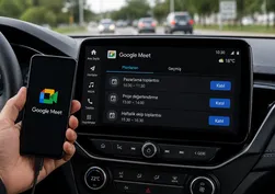 Google Meet Android Auto’ya geldi: Araç ekranında sesli toplantı desteği başladı