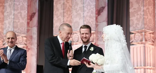 Başkan Erdoğan yeğeninin nikah şahitliğini yaptı