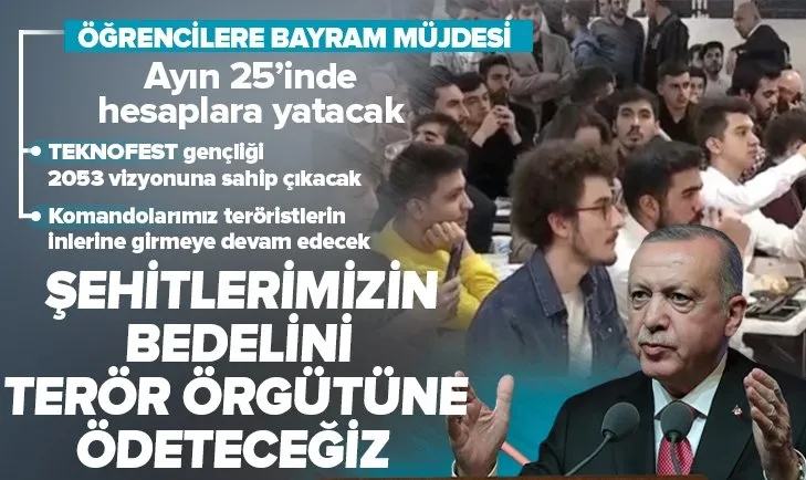 Başkan Recep Tayyip Erdoğan’dan öğrencilerle düzenlenen iftarda son dakika açıklamaları