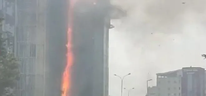 İstanbul’da iş merkezinde çıkan yangın kontrol altına alındı!