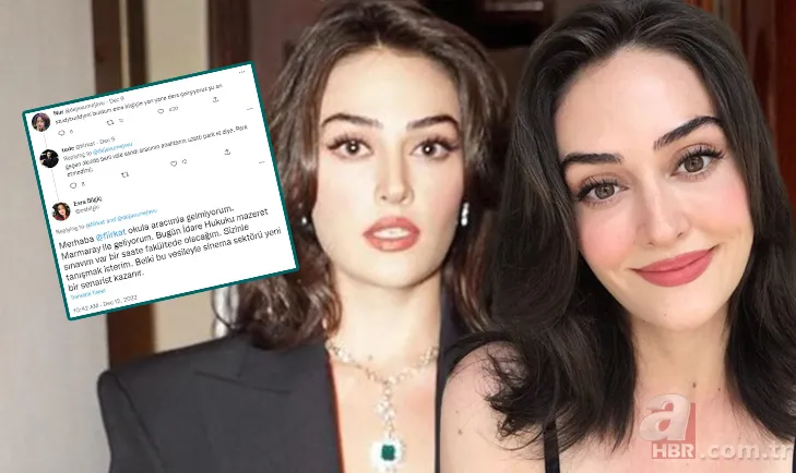Ünlü oyuncu Esra Bilgiç Twitter’da kendisi ile ilgili iddialara tokat gibi yanıt verdi! Esra Bilgiç'ten sert tepki! Meğer okula... 1