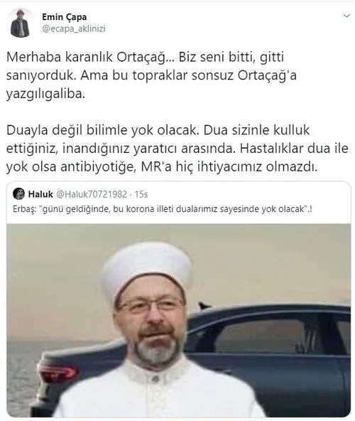 Yalan ifadeler üzerinden dini değerlere saldıran Emin Çapa’ya cevap