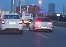 İstanbul E-5 karayolunda tehlikeli an!