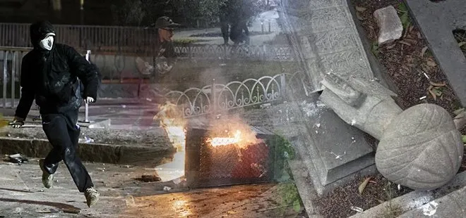 CHP’nin vandalları sınır tanımıyor! Tarihi mezarlara saldırdılar: Tepki çeken görüntü