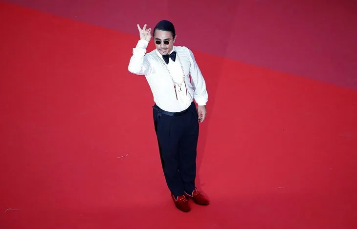 Nusret Gökçe 72. Cannes Film Festivali’ne saltbae hareketiyle damga vurdu