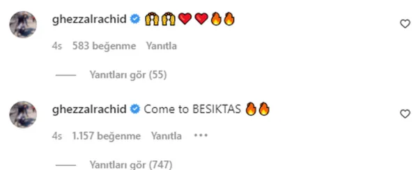 Son dakika | Beşiktaşlı Rachid Ghezzal'den Gomis'e flaş çağrı: Come to Beşiktaş - 2