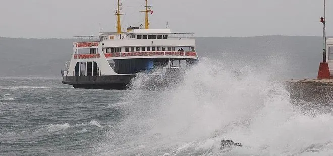 Deniz otobüsü seferleri iptal edildi: İstanbul’u da etkileyecek