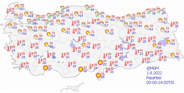 Türkiye Eyyam-ı bahur sıcaklarıyla kavrulacak! Meteoroloji o illeri tek tek uyardı | İşte 5 günlük hava durumu - 10