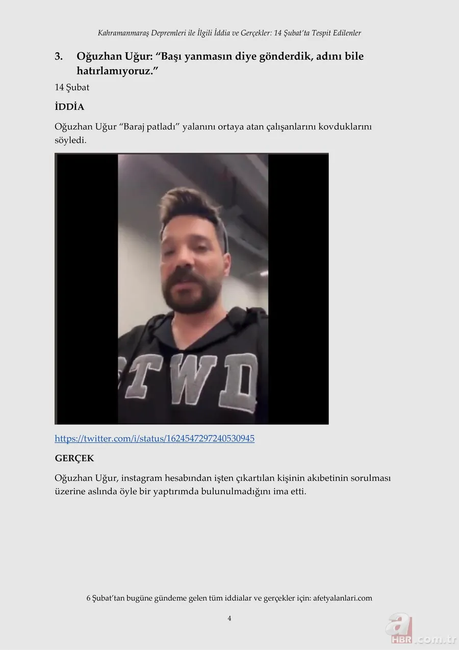 Kahramanmaraş depremi sonrası korkunç yalanlar! Muhalefet ve sosyal medyanın provokasyonu çürütüldü 7