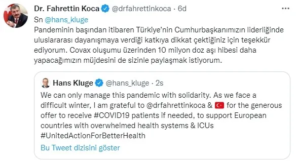 Sağlık Bakanı Fahrettin Koca SON DAKİKA olarak duyurdu! 10 milyon doz aşı...