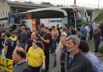 TEM'de zincirleme kaza!
