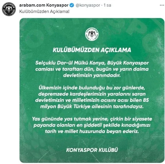 ‘Hükümet istifa’ sloganlarına spor kulüplerinden net tavır: Devletimizin yanındayız