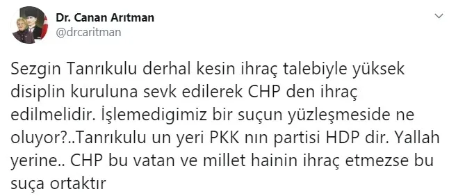 CHP'nin eski vekili Dr. Canan Arıtman'dan Sezgin Tanrıkulu'na sözde soykırım tepkisi - 2