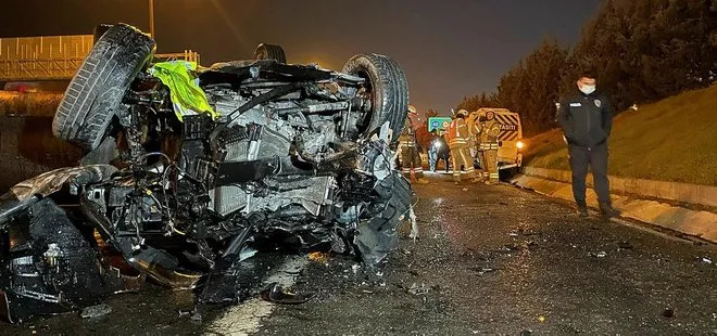 TEM’de feci kaza! Kaza sonrası olay yerinden kaçtılar