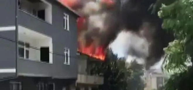 Son dakika: İstanbul’da korkutan yangın! Mahallede panik yaşandı