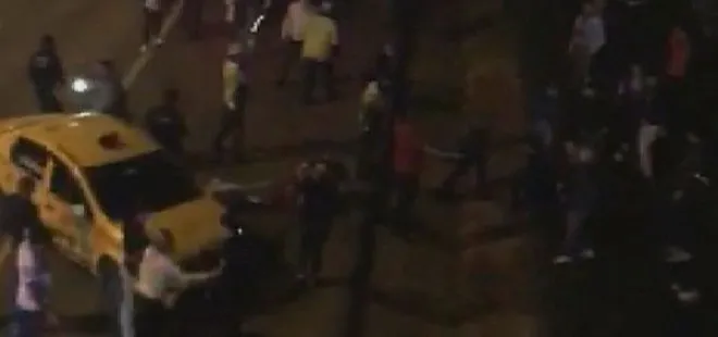 İstanbul’da taksici terörü! TEM bağlantı yolunda tekmeli yumruklu kavga