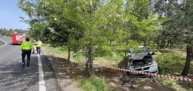 Diyarbakır’da lastiği fırlayan otomobil takla attı: 3 yaralı