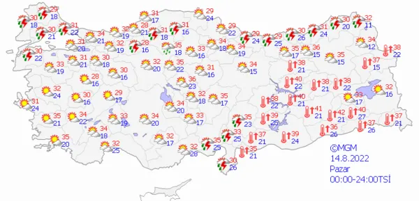 1660065205713.png O illere sel ve dolu yağışı uyarısı! Meteoroloji'nin uyarısı sonrası etkisini gösteriyor! İstanbul ve Ankara için saat verildi... Güncel hava durumu - 8