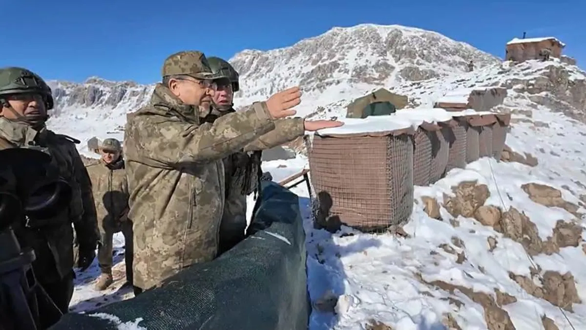 Şırnak sınırına kritik ziyaret! Sıfır noktasında inceleme