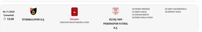 Fenerbahçe ile Trabzonspor derbisinin hakemi belli oldu? İşte 11. haftanın tüm hakemleri... - 4